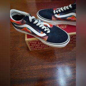Vans Multicolor High-Top Sneakers Unisex 7M And 8.5W